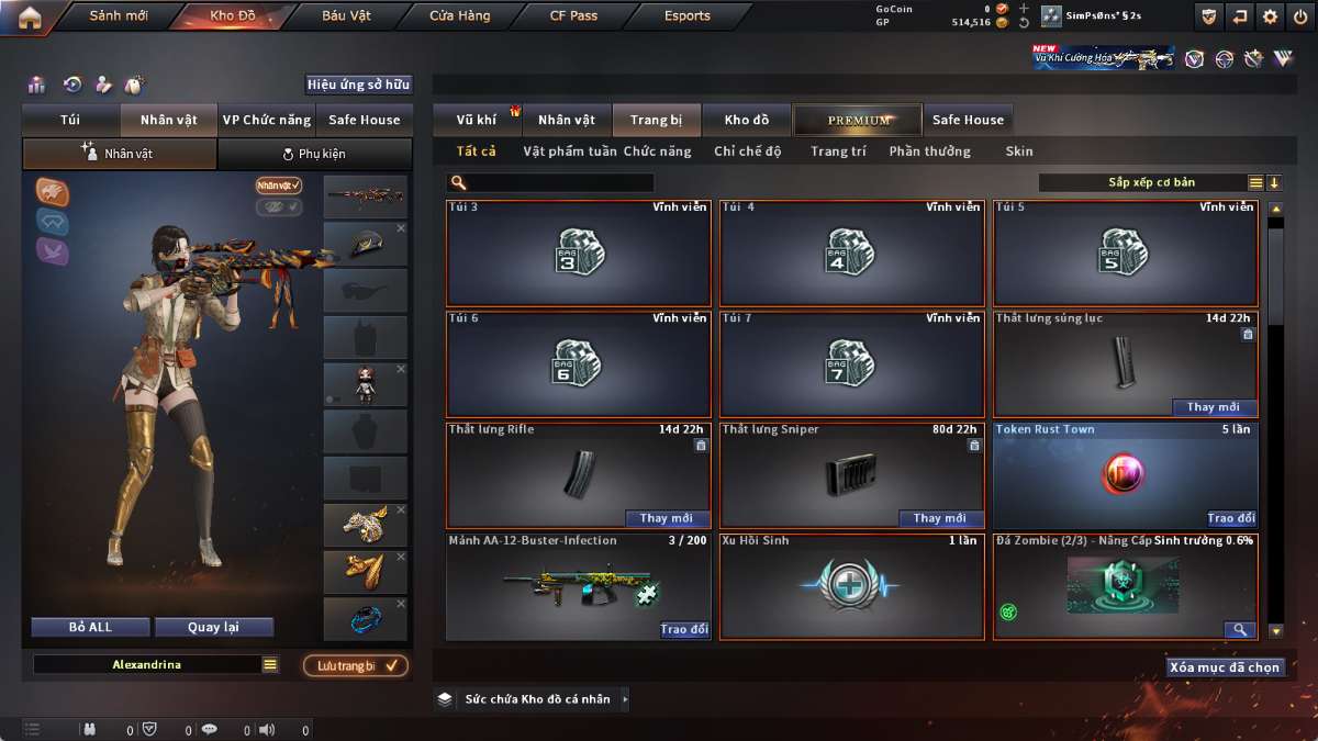 shop acc cf uy tin gia re